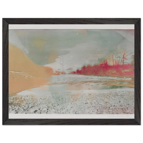 View of the Emme - 1971 by Dieter Roth — Framed art print at Zephyeer