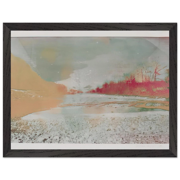 View of the Emme - 1971 by Dieter Roth — Framed art print at Zephyeer