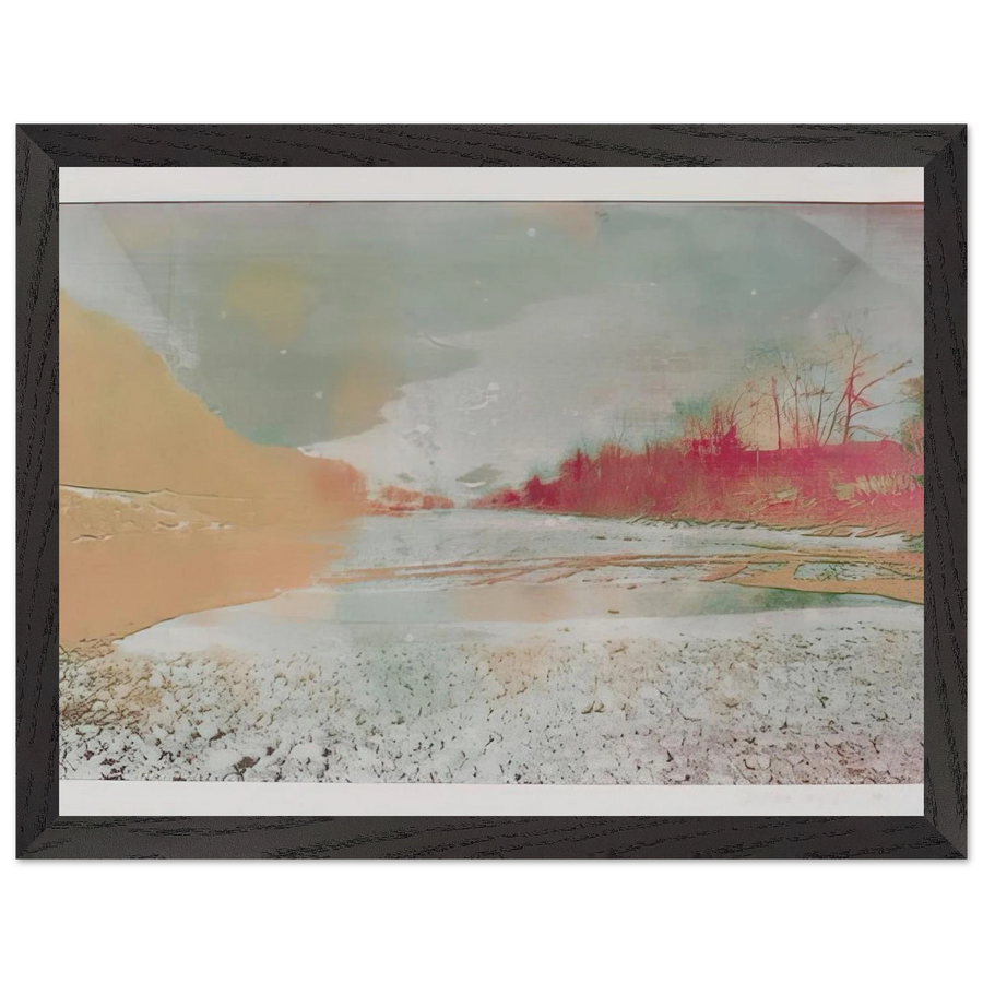 View of the Emme - 1971 by Dieter Roth — Framed art print at Zephyeer