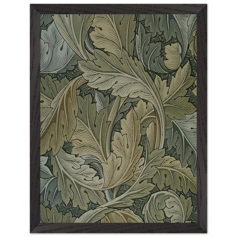 ACANTHUS WALLPAPER 1875 by William Morris — Framed art print at Zephyeer