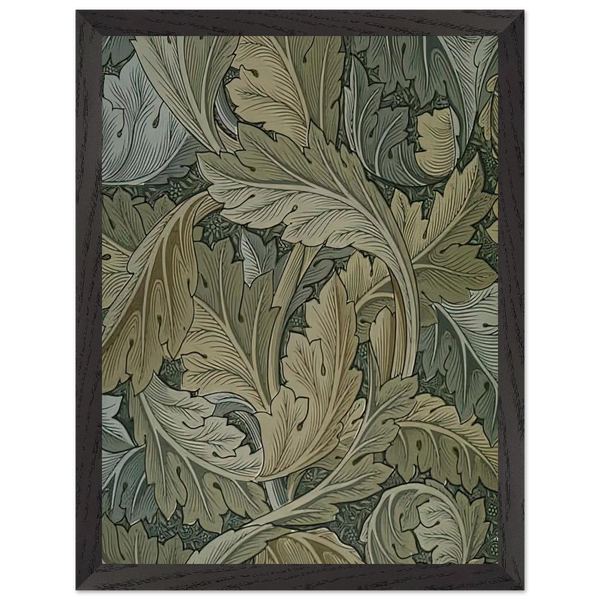 ACANTHUS WALLPAPER 1875 by William Morris — Framed art print at Zephyeer