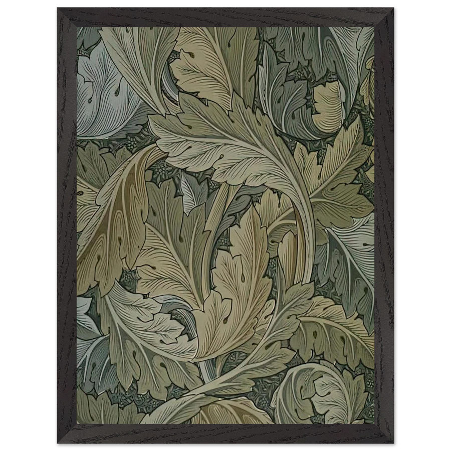 ACANTHUS WALLPAPER 1875 by William Morris — Framed art print at Zephyeer