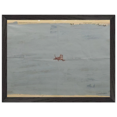 Grasshopper - 1975 by Paul Thek — Framed art print at Zephyeer