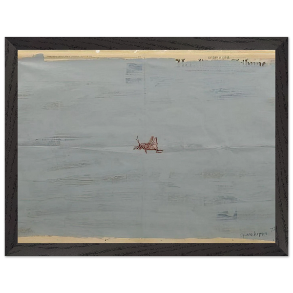 Grasshopper - 1975 by Paul Thek — Framed art print at Zephyeer