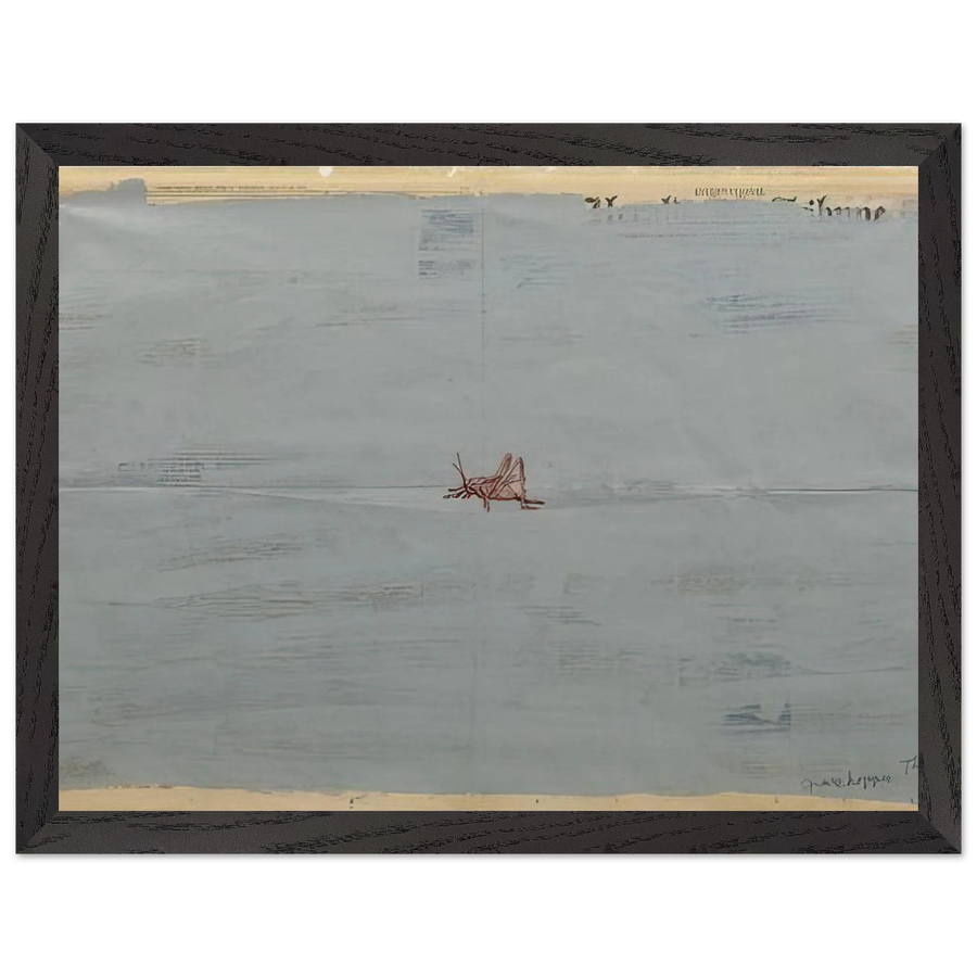 Grasshopper - 1975 by Paul Thek — Framed art print at Zephyeer