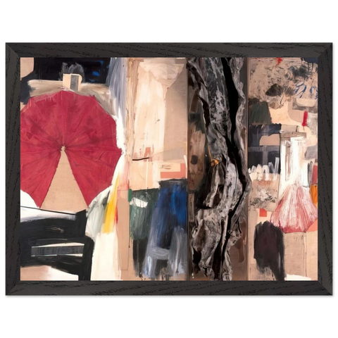 ALLEGORY 1960 by Robert Rauschenberg — Framed art print at Zephyeer