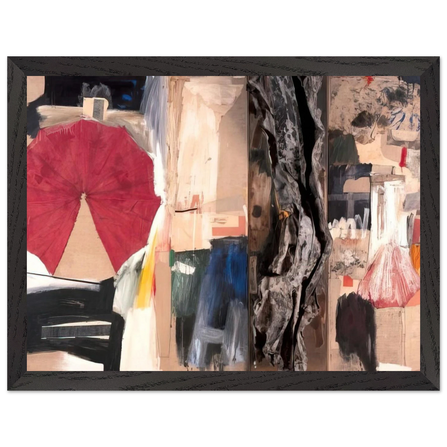ALLEGORY 1960 by Robert Rauschenberg — Framed art print at Zephyeer