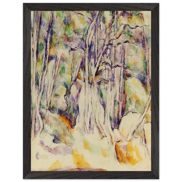 The Park of the Chateau Noir with Well by Paul Cézanne — Framed art print at Zephyeer