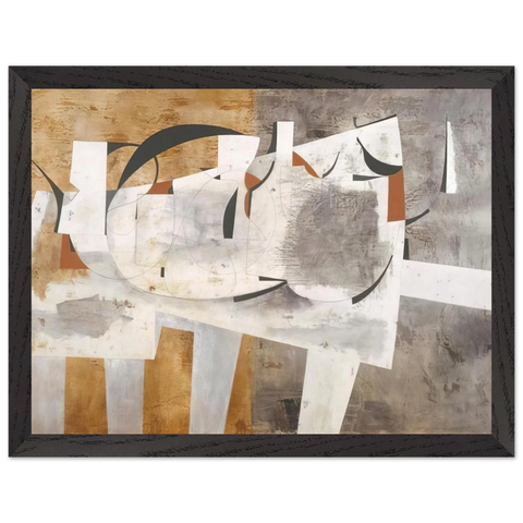 August 1956 Val d'Orcia - 1956 by Ben Nicholson — Framed art print at Zephyeer