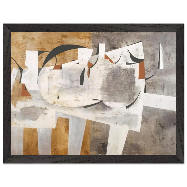 August 1956 Val d'Orcia - 1956 by Ben Nicholson — Framed art print at Zephyeer