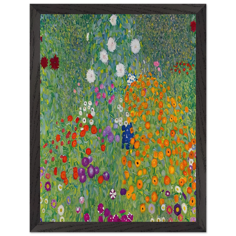 BLUMENGARTEN 1907 by Gustav Klimt — Framed art print at Zephyeer