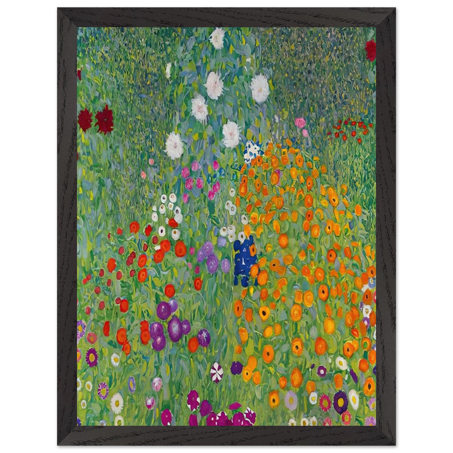 BLUMENGARTEN 1907 by Gustav Klimt — Framed art print at Zephyeer