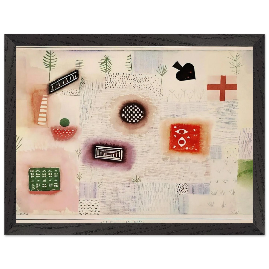 PLACE SIGNS 1926 by Paul Klee — Framed art print at Zephyeer