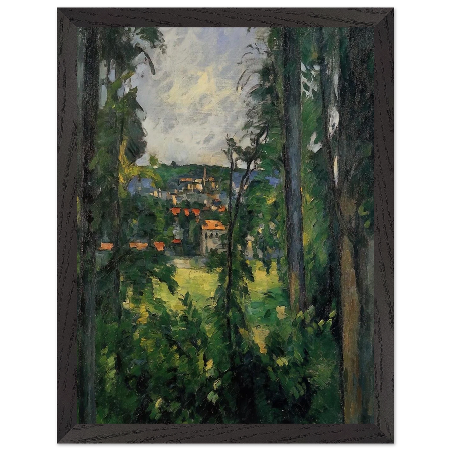 Auvers. View from Nearby by Paul Cézanne — Framed art print at Zephyeer