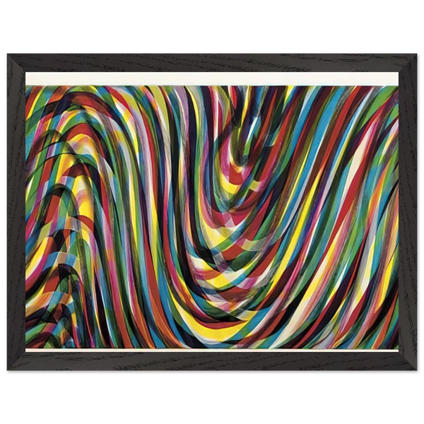 Horizontal Wavy Lines by Sol LeWitt — Framed art print at Zephyeer