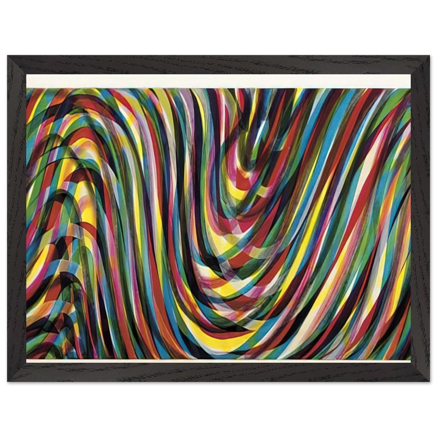 Horizontal Wavy Lines by Sol LeWitt — Framed art print at Zephyeer
