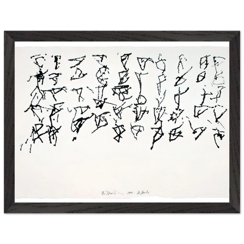 St. Barts 1 - 1991 by Brice Marden — Framed art print at Zephyeer