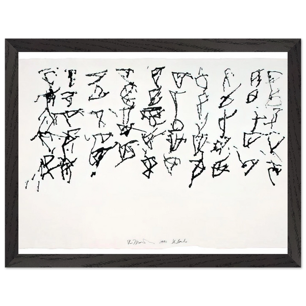 St. Barts 1 - 1991 by Brice Marden — Framed art print at Zephyeer