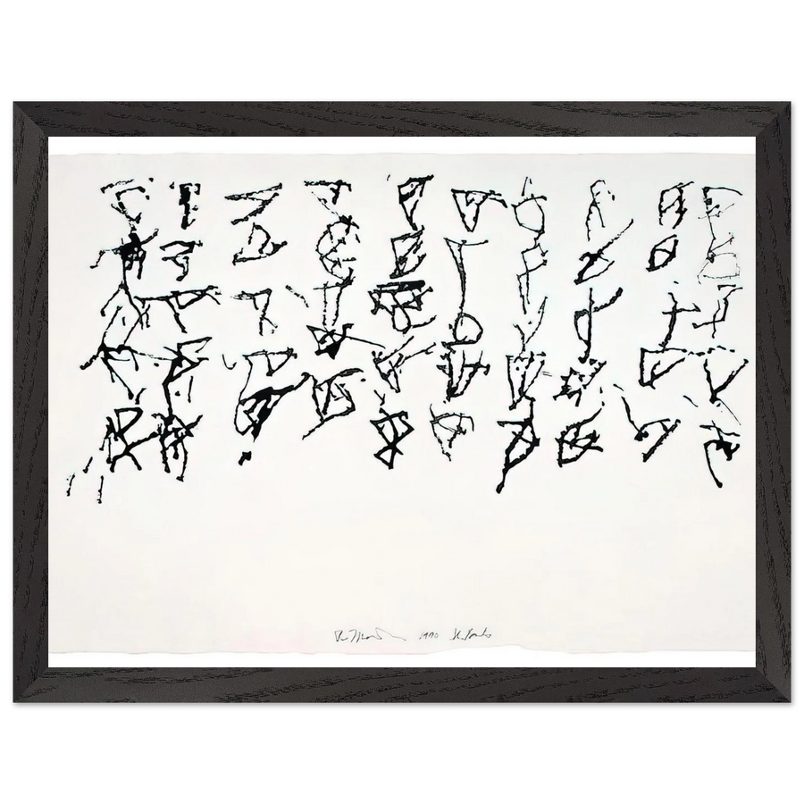 St. Barts 1 - 1991 by Brice Marden — Framed art print at Zephyeer
