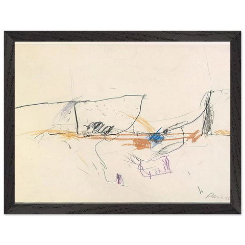 Jumping Jack - 1978 by Gene Davis — Framed art print at Zephyeer