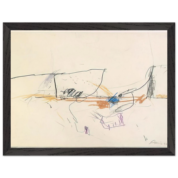 Jumping Jack - 1978 by Gene Davis — Framed art print at Zephyeer