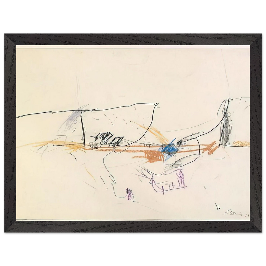 Jumping Jack - 1978 by Gene Davis — Framed art print at Zephyeer