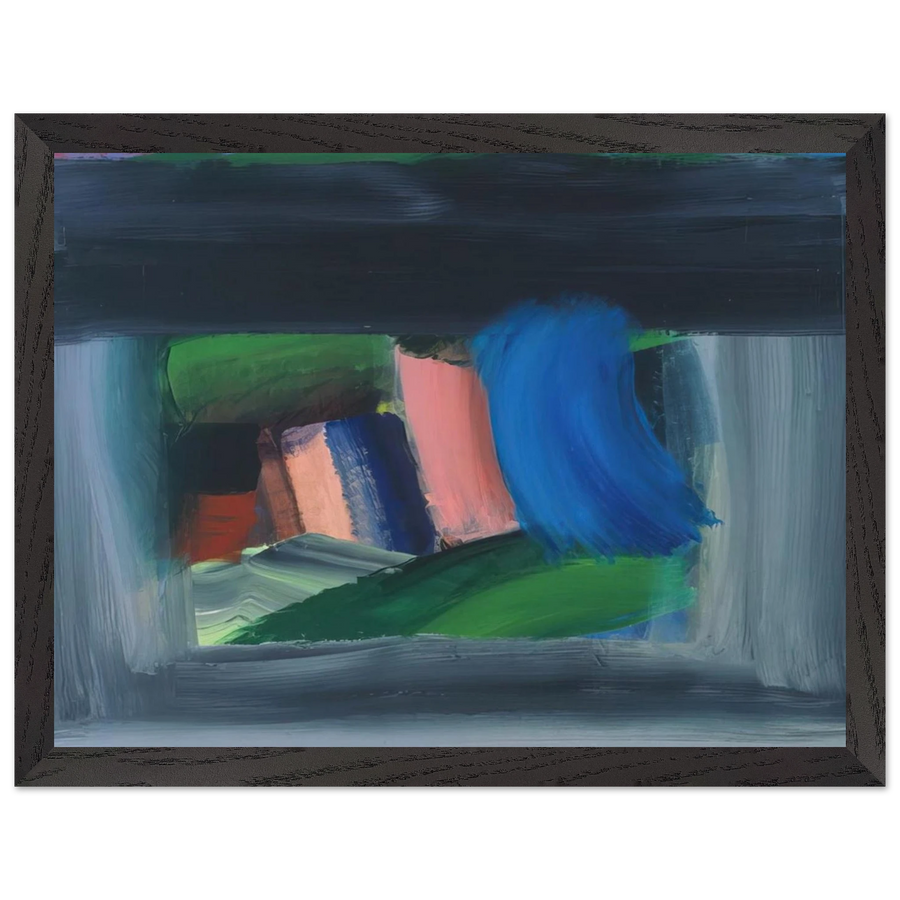 Rain - 1989 by Howard Hodgkin — Framed art print at Zephyeer
