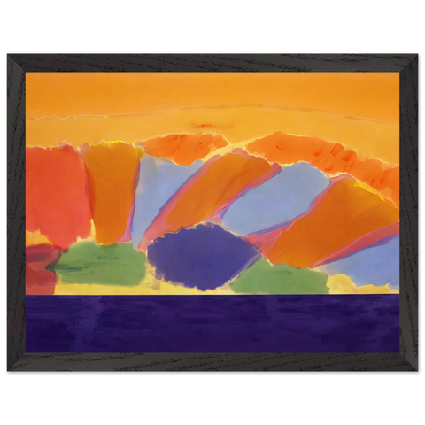 Uriel - 1978 by Ronnie Landfield — Framed art print at Zephyeer