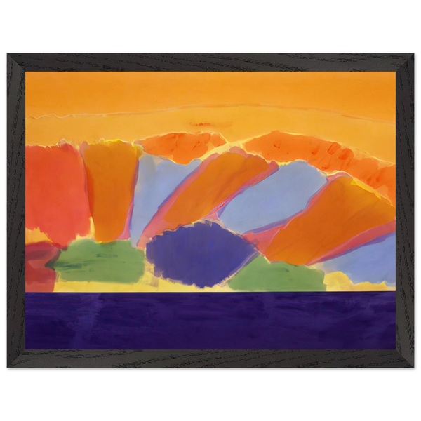 Uriel - 1978 by Ronnie Landfield — Framed art print at Zephyeer