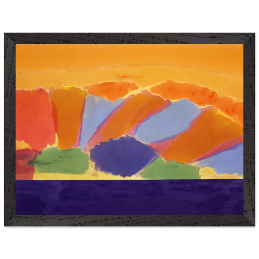 Uriel - 1978 by Ronnie Landfield — Framed art print at Zephyeer