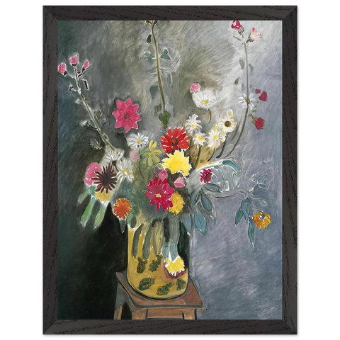 BOUQUET OF MIXED FLOWERS 1917 by Henri Matisse — Framed art print at Zephyeer
