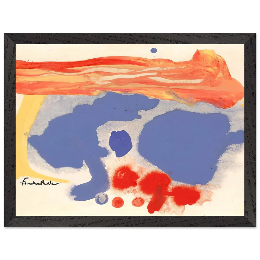 Summerscene, Provincetown - 1961 by Helen Frankenthaler — Framed art print at Zephyeer