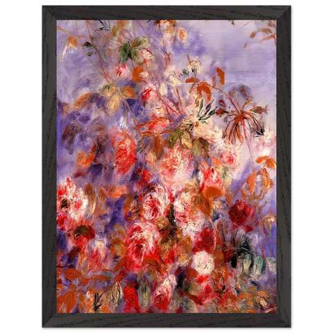Roses By The Window by Pierre-Auguste Renoir — Framed art print at Zephyeer