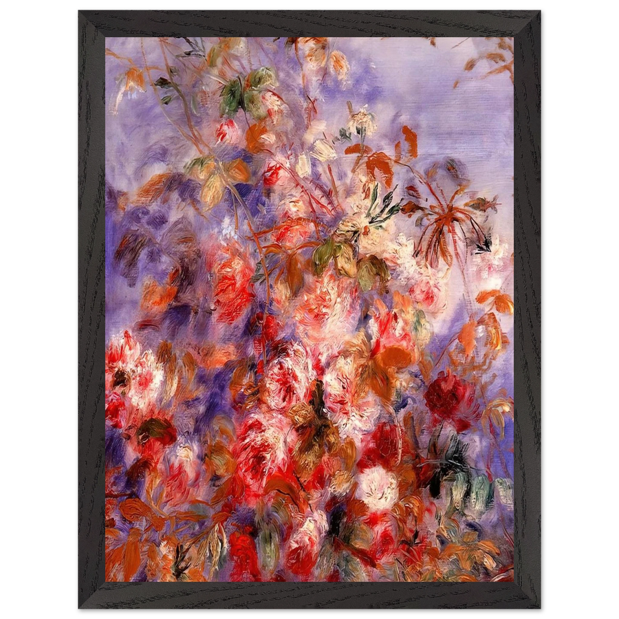 Roses By The Window by Pierre-Auguste Renoir — Framed art print at Zephyeer