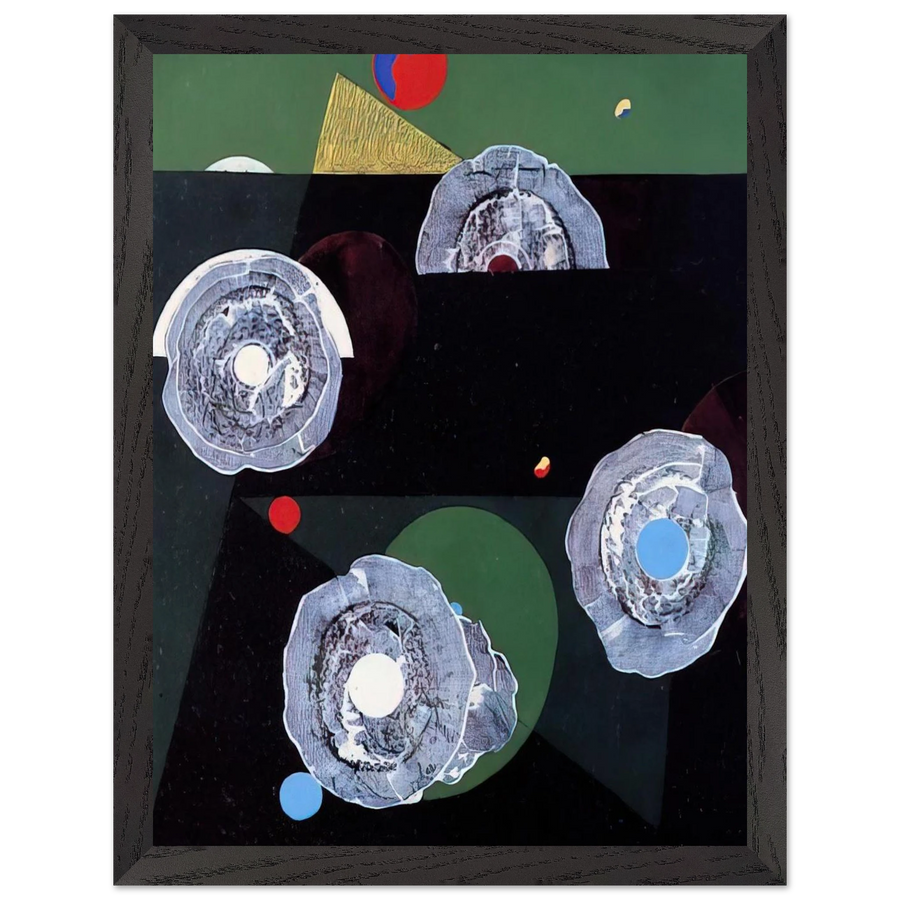Scallops flower by Max Ernst — Framed art print at Zephyeer