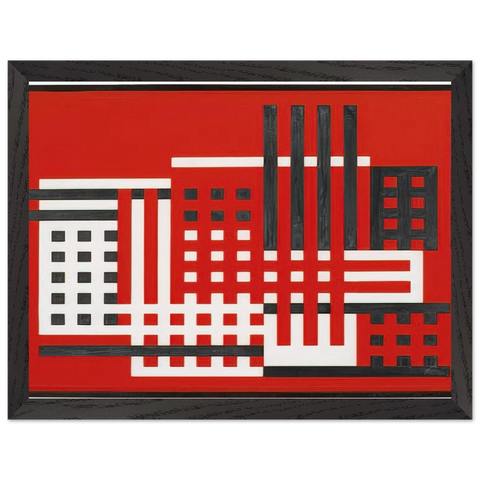 FACTORY 1925 by Josef Albers — Framed art print at Zephyeer