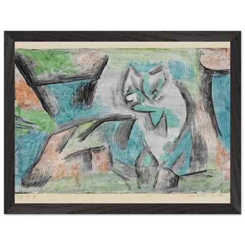 A KIND OF CAT 1937 by Paul Klee — Framed art print at Zephyeer