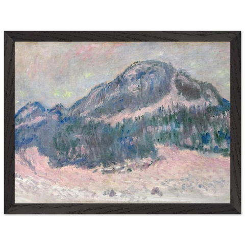 Mount Kolsaas, Rose Reflection by Claude Monet — Framed art print at Zephyeer