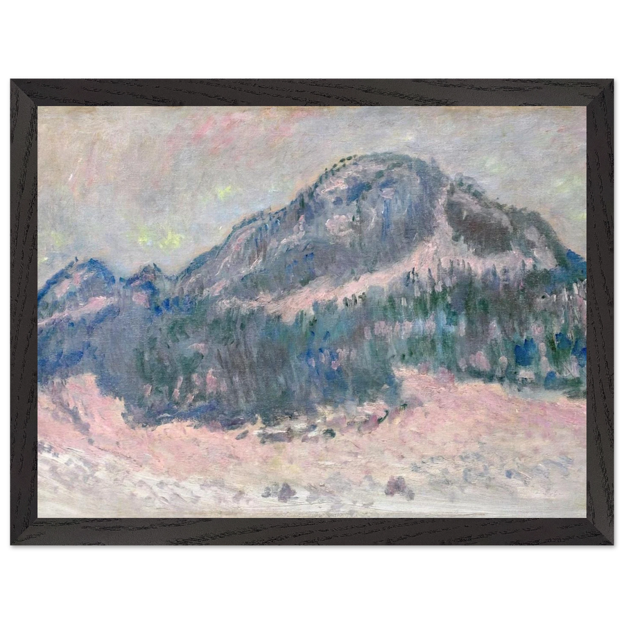 Mount Kolsaas, Rose Reflection by Claude Monet — Framed art print at Zephyeer