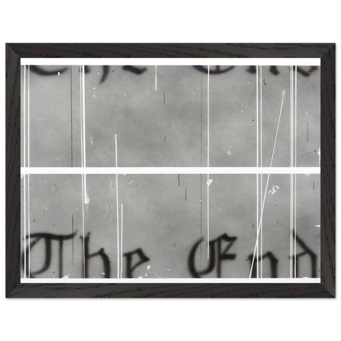 THE END 1 1993 by Edward Ruscha — Framed art print at Zephyeer
