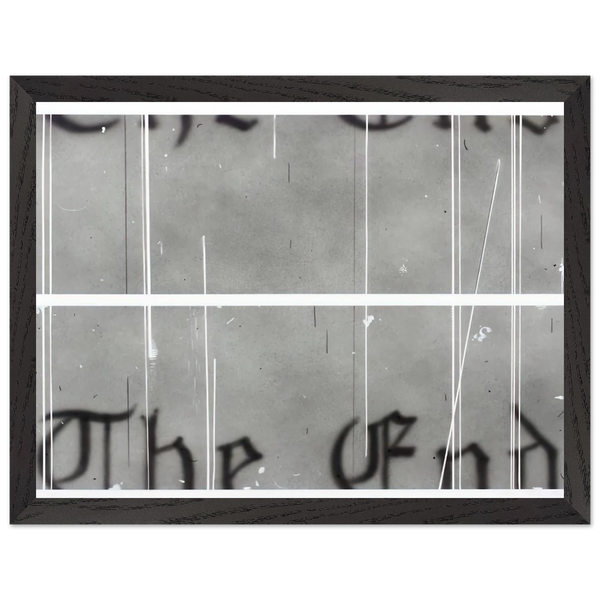 THE END 1 1993 by Edward Ruscha — Framed art print at Zephyeer
