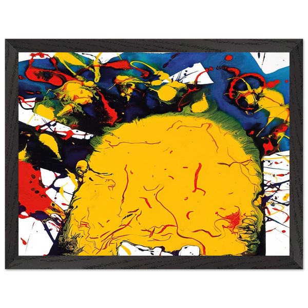 Untitled  SFP94-141  SFF 1811 by Sam Francis — Framed art print at Zephyeer