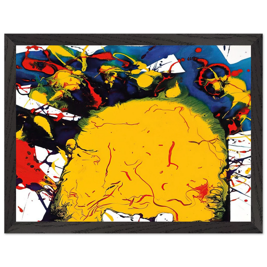 Untitled  SFP94-141  SFF 1811 by Sam Francis — Framed art print at Zephyeer