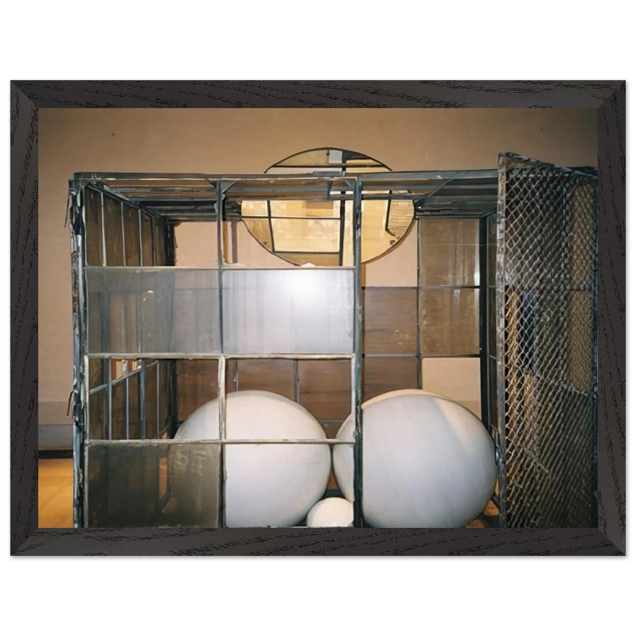CELL 3 WHITE MARBLE SPHERES 1993 by Louise Bourgeois — Framed art print at Zephyeer