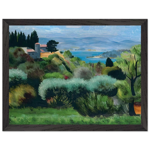 SANARY LANDSCAPE 1937 by Moise Kisling — Framed art print at Zephyeer
