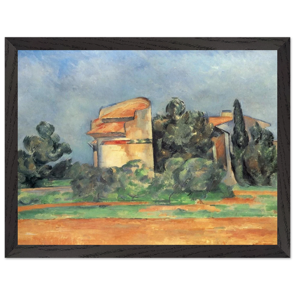 The Pigeon Tower At Bellevue by Paul Cézanne — Framed art print at Zephyeer
