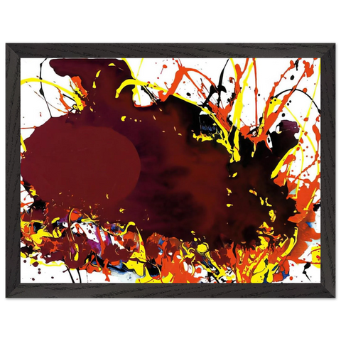 Untitled  SFP94-139  SFF 1809 by Sam Francis — Framed art print at Zephyeer