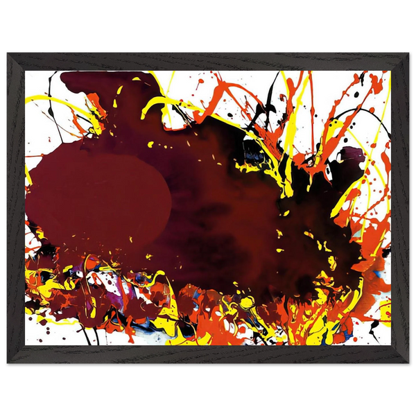 Untitled  SFP94-139  SFF 1809 by Sam Francis — Framed art print at Zephyeer