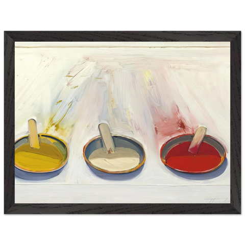 Dressing Wells - 1961 by Wayne Thiebaud — Framed art print at Zephyeer