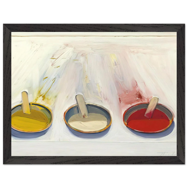 Dressing Wells - 1961 by Wayne Thiebaud — Framed art print at Zephyeer